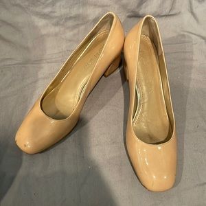 Stuart Weitzman patent block heels 7